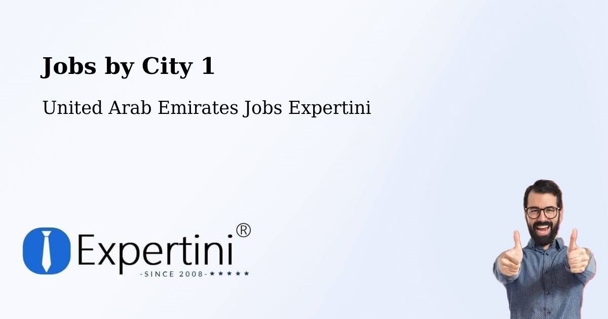 City Jobs in United Arab Emirates - Expertini